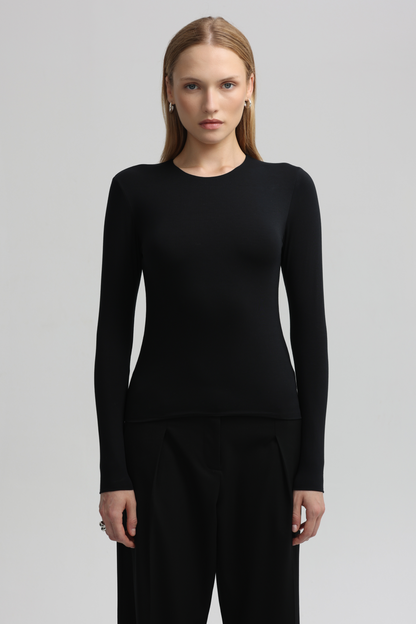 LONGSLEEVE IN BLACK 2.0