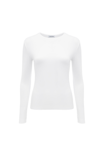 LONGSLEEVE IN WHITE 2.0