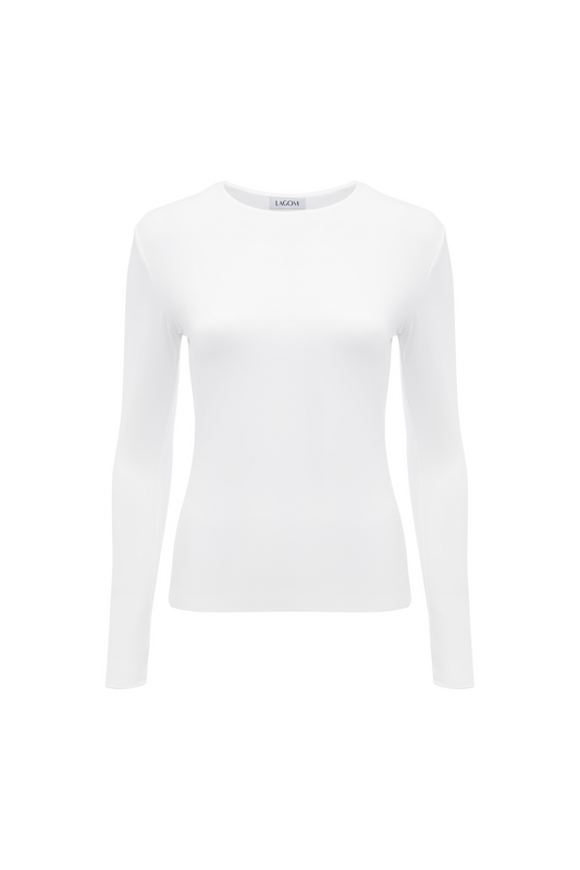 LONGSLEEVE IN WHITE 2.0